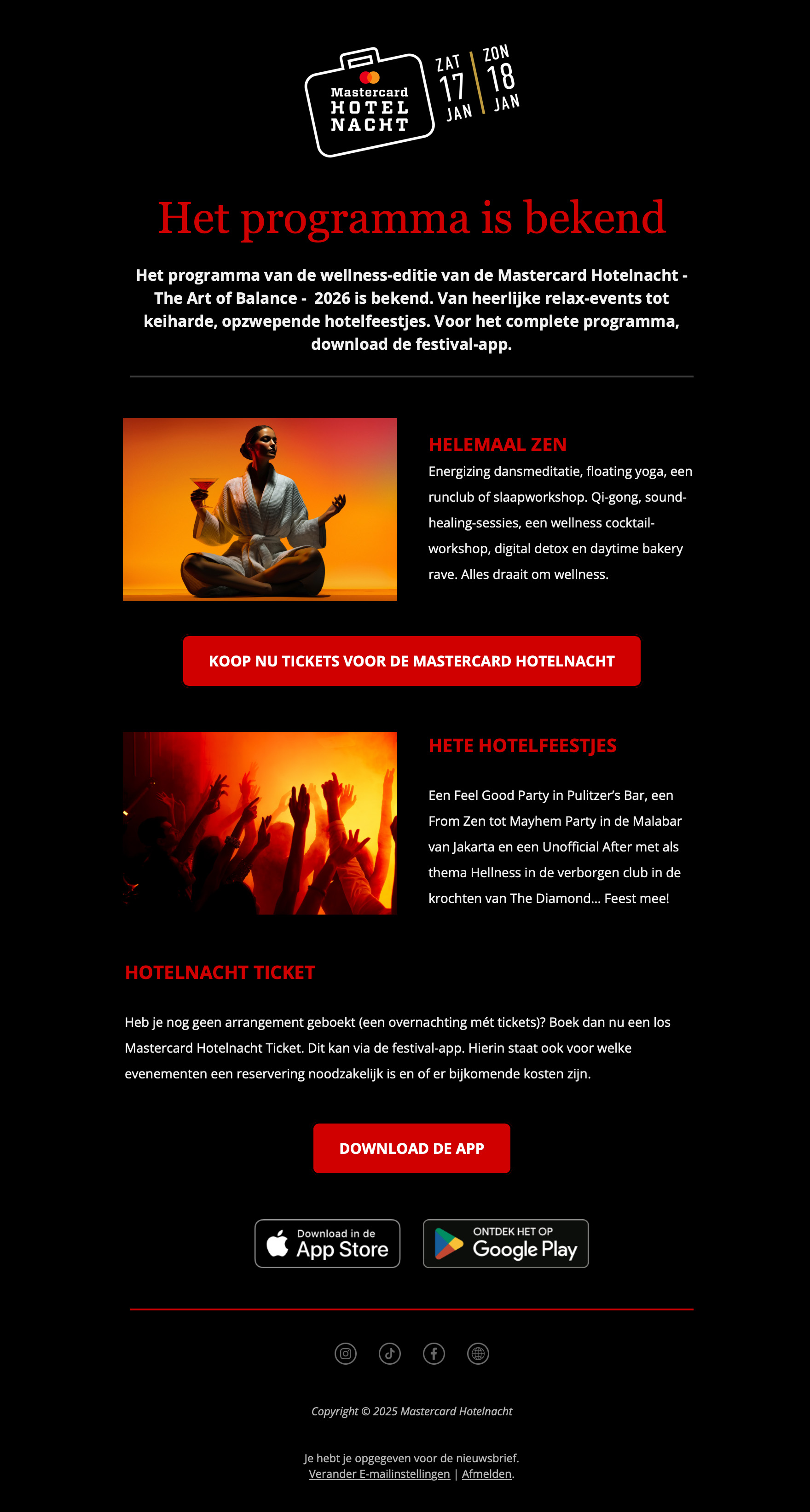 Nieuwsbrief Hotelnacht 2026